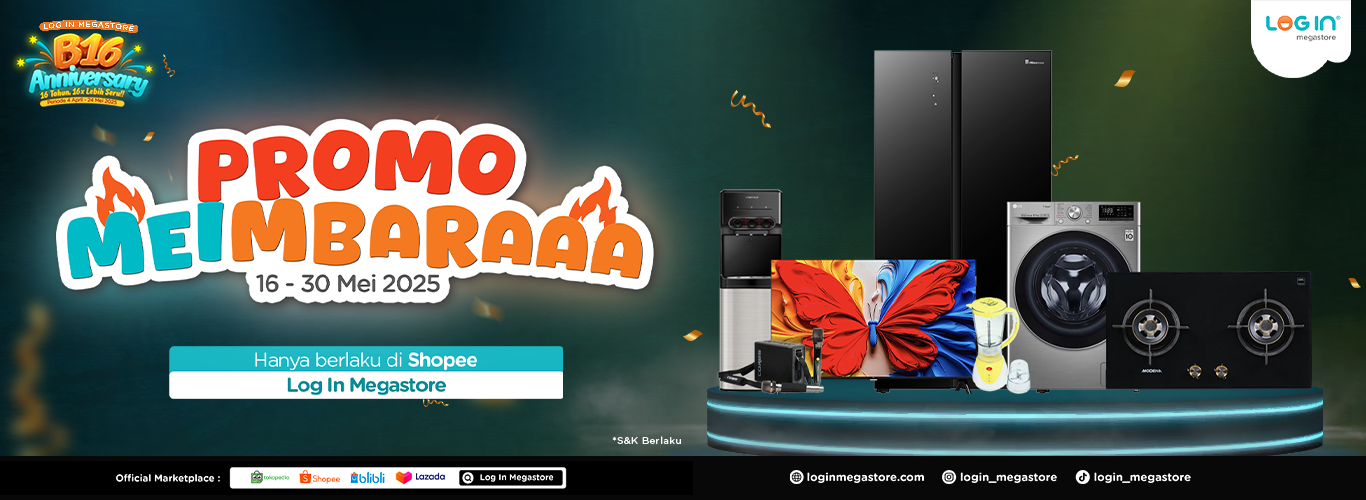 Banner MEIMBARAAA - Login Megastore